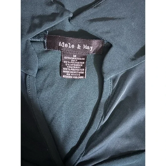 Adele & May Shirt Medium Green Emerald - Picture 4 of 6
